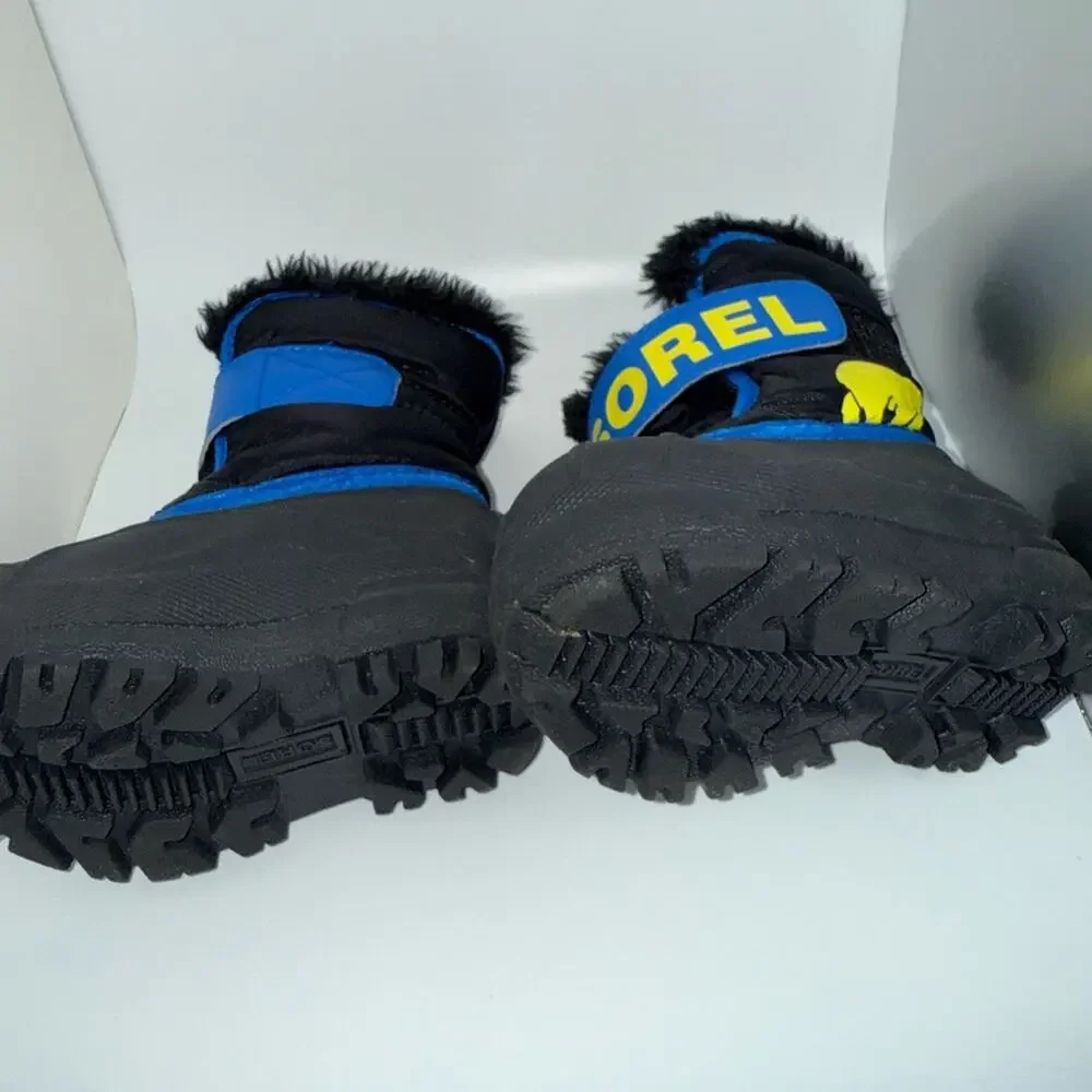 Sorel Black and Blue Winter Boots